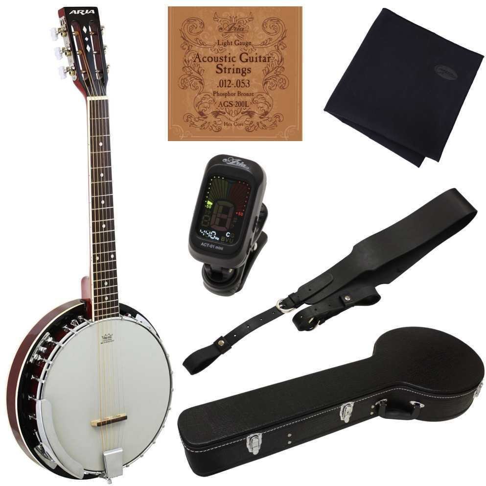 楽天市場】ARIA SB-10/7点セット アリア 5弦 バンジョー【送料無料