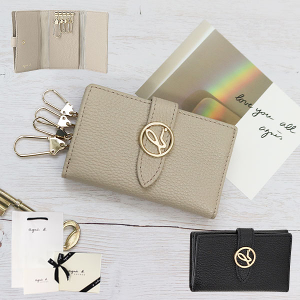 楽天市場】アニエスベー キーケース ロゴ agnesb.VOYAGE レディース