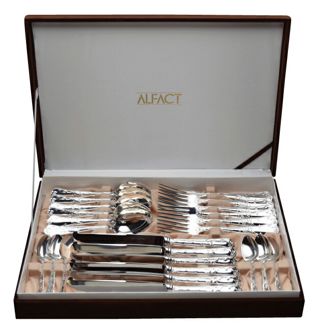 楽天市場】ALFACT 洋白銀器シャルル ディナーセット52pc カトラリー