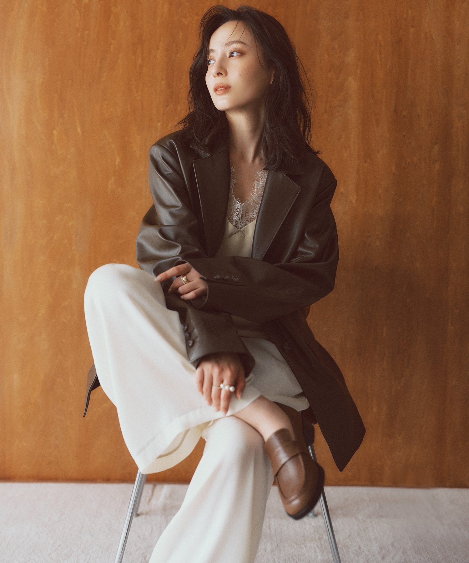 anuans レーストリムカップインキャミソール アニュアンス トップス