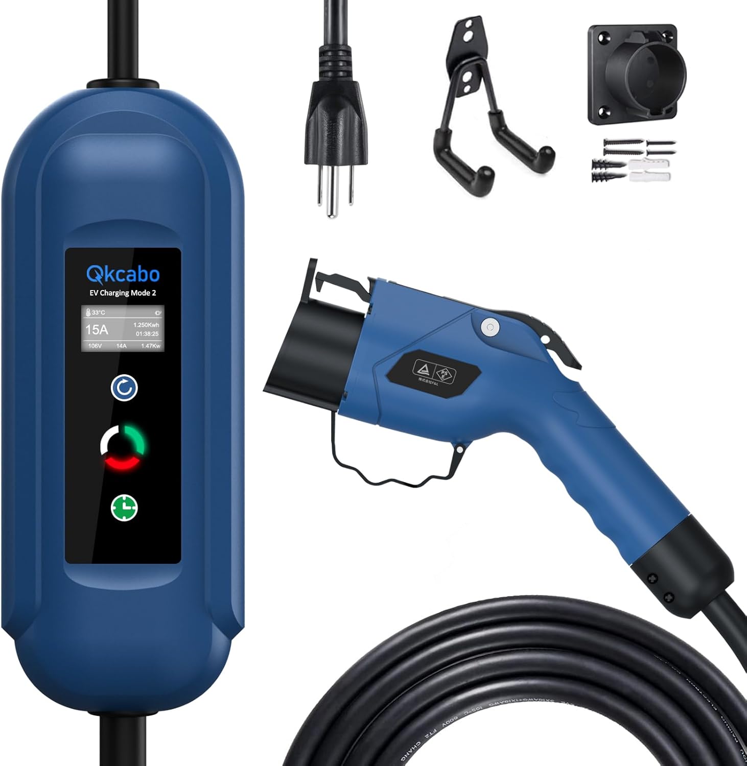 楽天市場】EVMaster 8M 電気自動車用EV/PHEV充電器 8A?15A調整可能