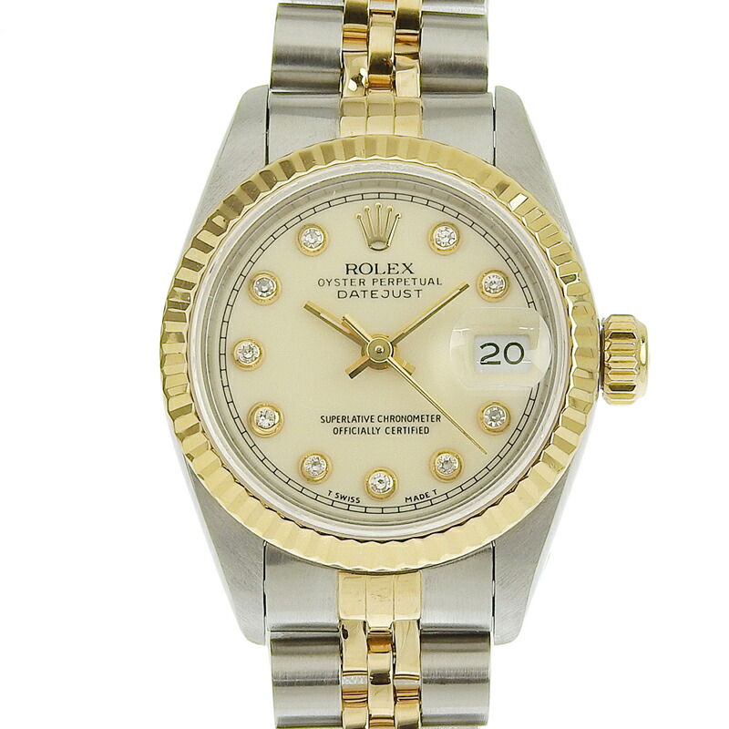 楽天市場】【中古】ロレックス デイトジャスト 179173 Z番 ルーレット