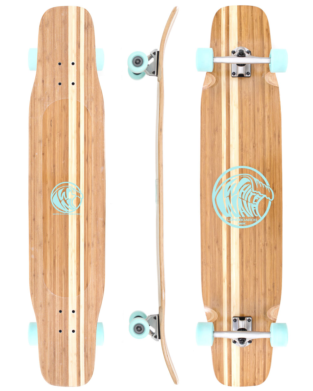 楽天市場】ロングスケートボードデッキ サーフスケートボードデッキ