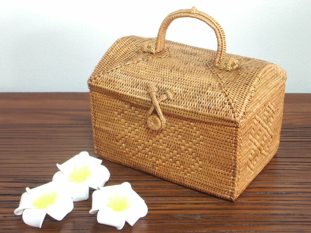 楽天市場】アタかご製 正方形ボックスL【縦横25cm×高さ12cm】蓋付き