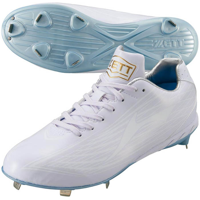 楽天市場】【高校野球対応 白スパイク】 ZETT ゼット スパイク 野球