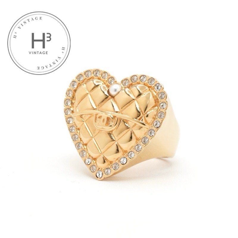 楽天市場】シャネル CHANEL リング 指輪 CCマーク 12号サイズ メタル