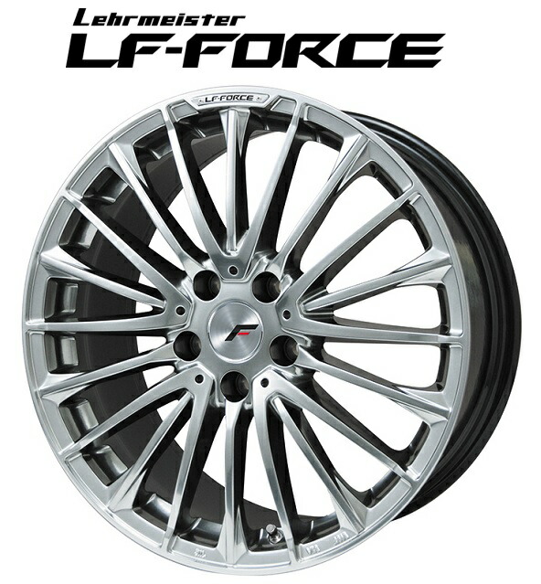 楽天市場】送料無料 4本セット ホイールのみ レアマイスター LF-FORCE