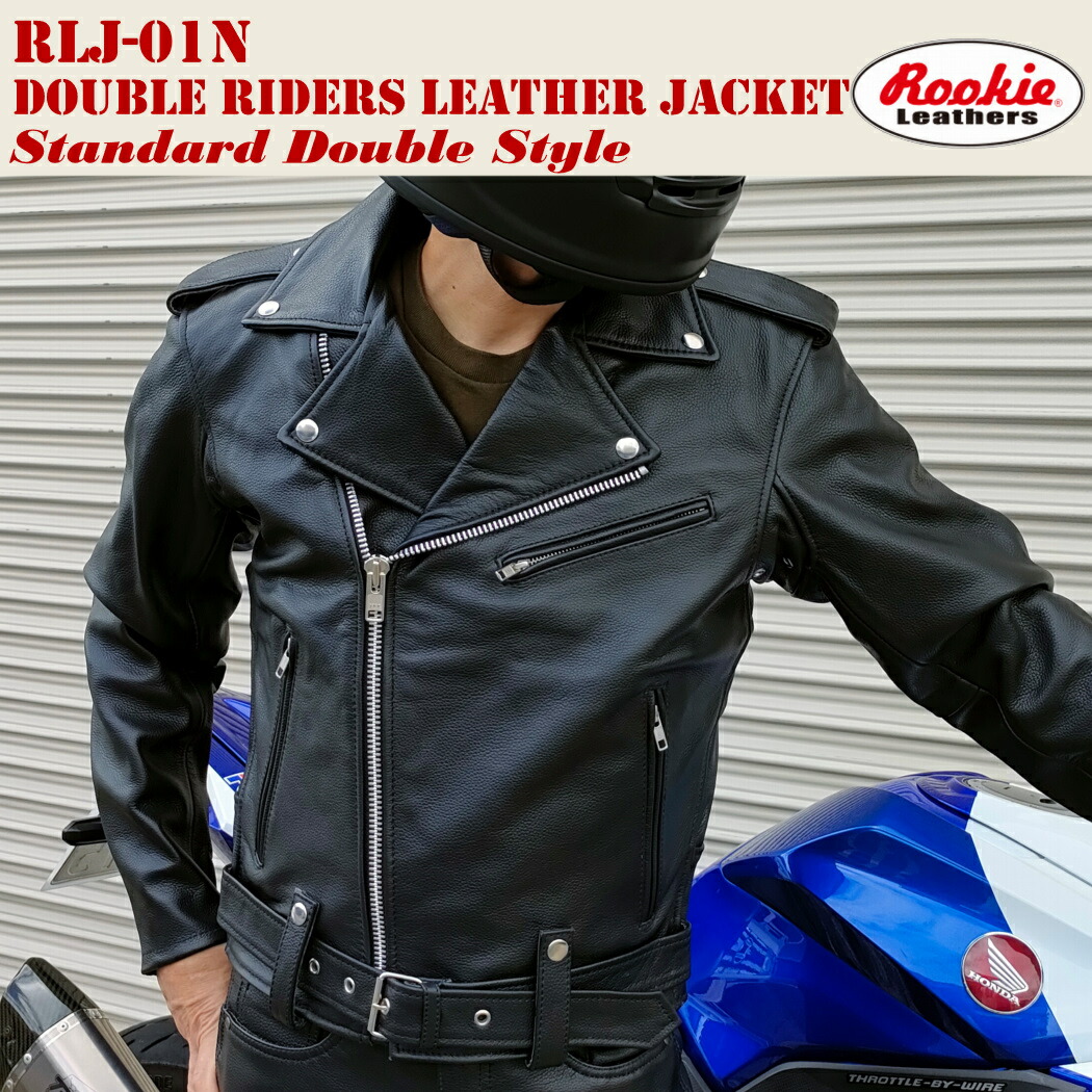 楽天市場】【超お買得！！】ROOKIE RLJ-777 シングルレザージャケット