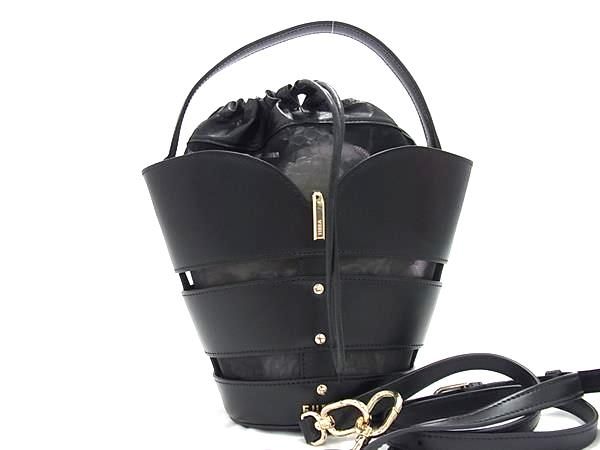 楽天市場】FURLA(フルラ) 巾着ショルダーバッグ 黒 ブラック レザー