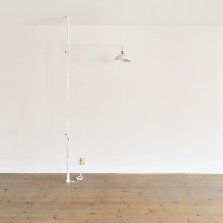 ドローアライン ランプアーム L＋シェード セット / ホワイト(縦