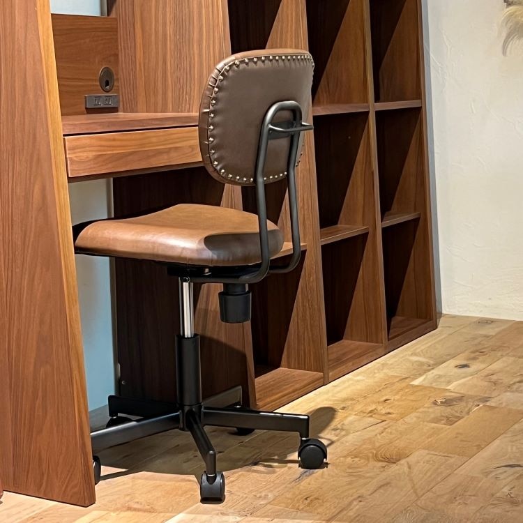 ペッパーⅡ デスクチェア(肘無し / ダーク) | ノットアンティークス