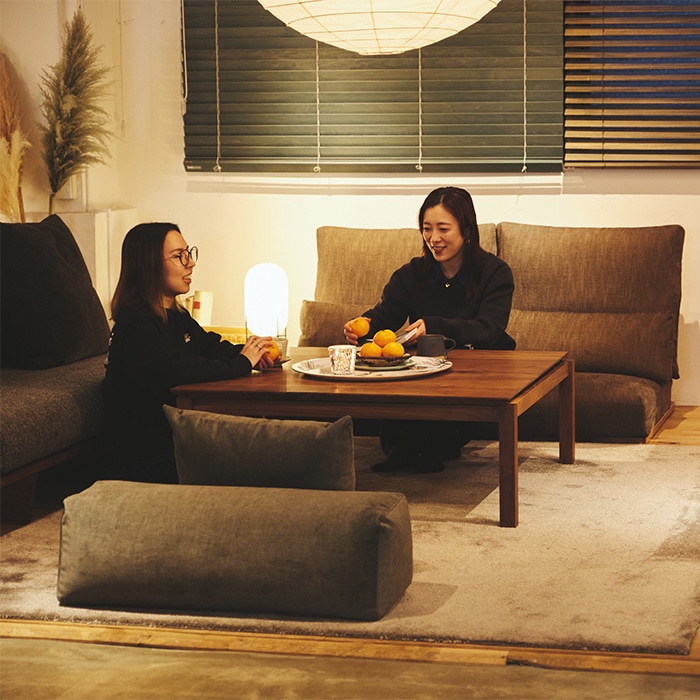 トーカスト コタツテーブル(ウォールナット) (サイズ幅100×奥行70cm