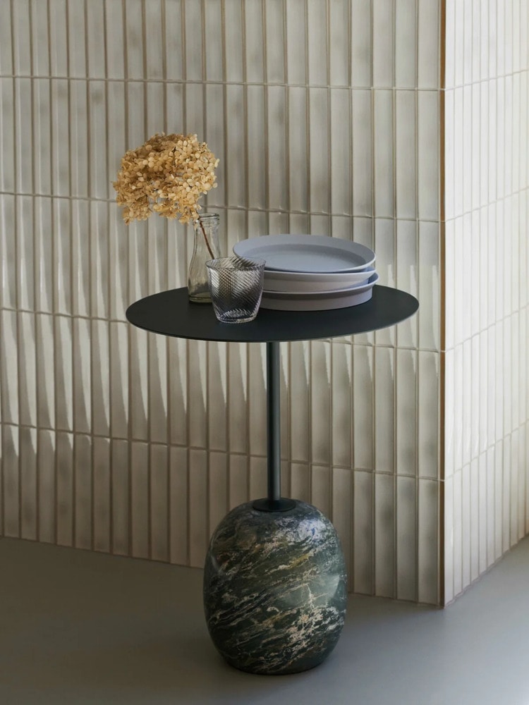 ラト サイドテーブル(LN8) (カラーディープグリーン / ヴェルデアルピ