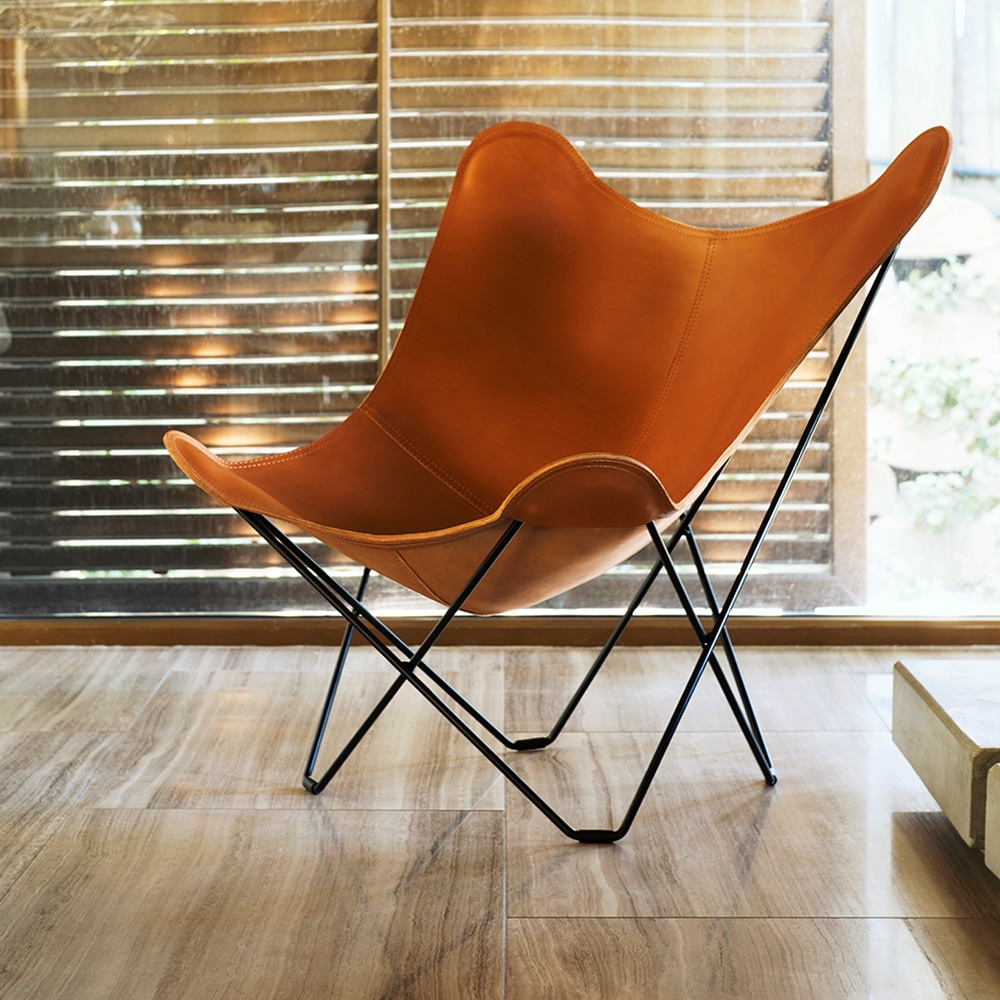 ビーケーエフ チェア 厚革仕様 (カラー厚革グリーン) | リグナテラス