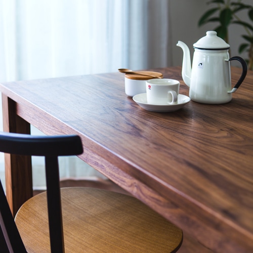 モリス ダイニングテーブル(ウォールナット材) | シキファニチア(SIKI