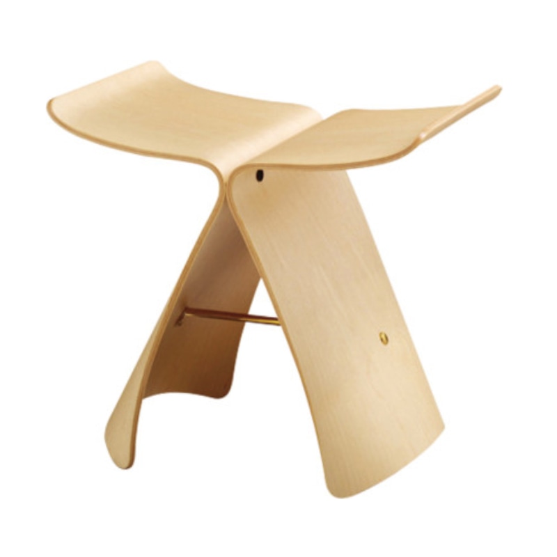 バタフライスツール (樹種ローズウッド板目) | 天童木工(Tendo