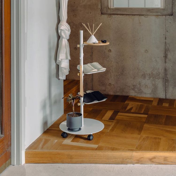 ドローアライン シューズラック / ホワイト(縦つっぱり用