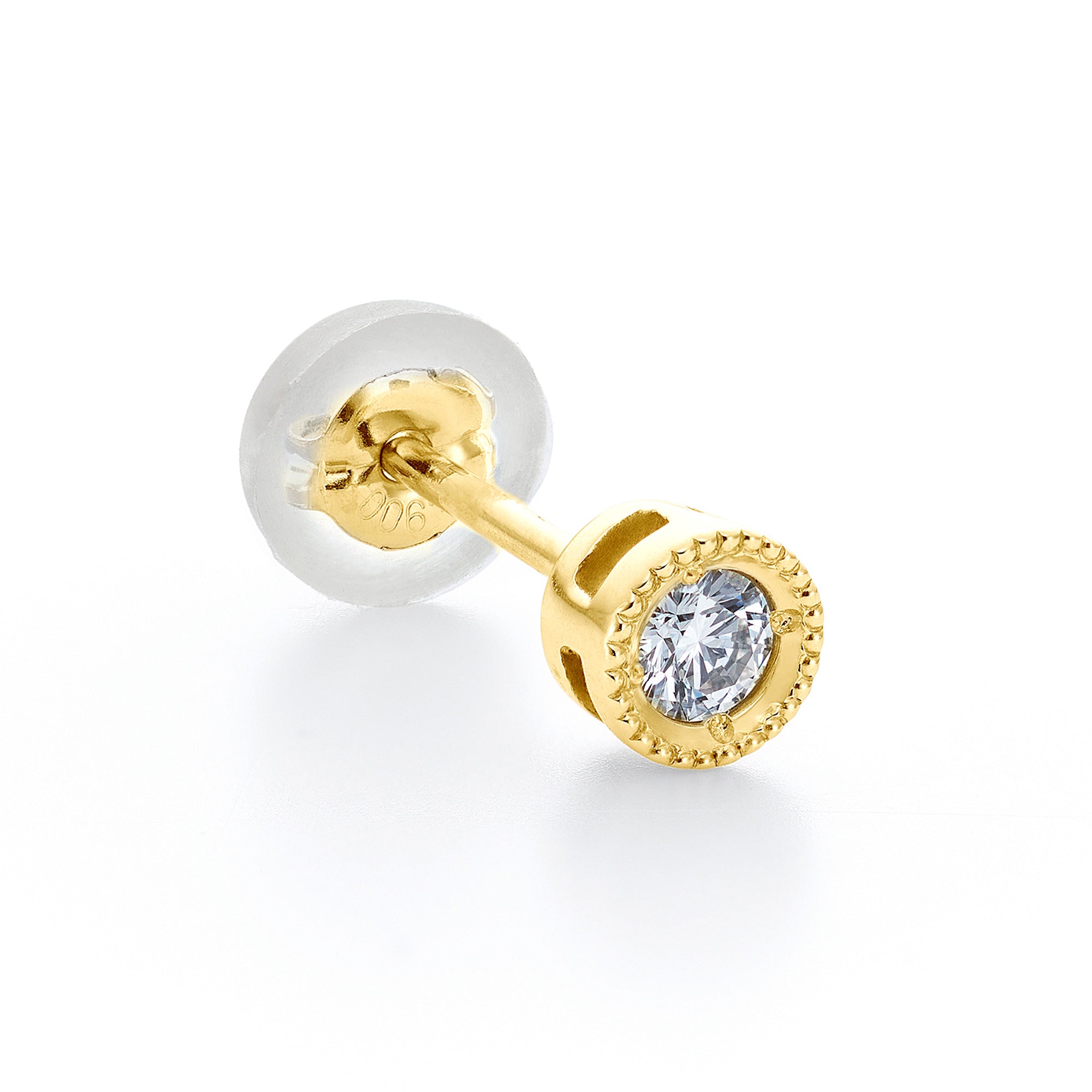 K18イエローゴールド ダイヤモンドピアス JHF0069G｜ロイヤル