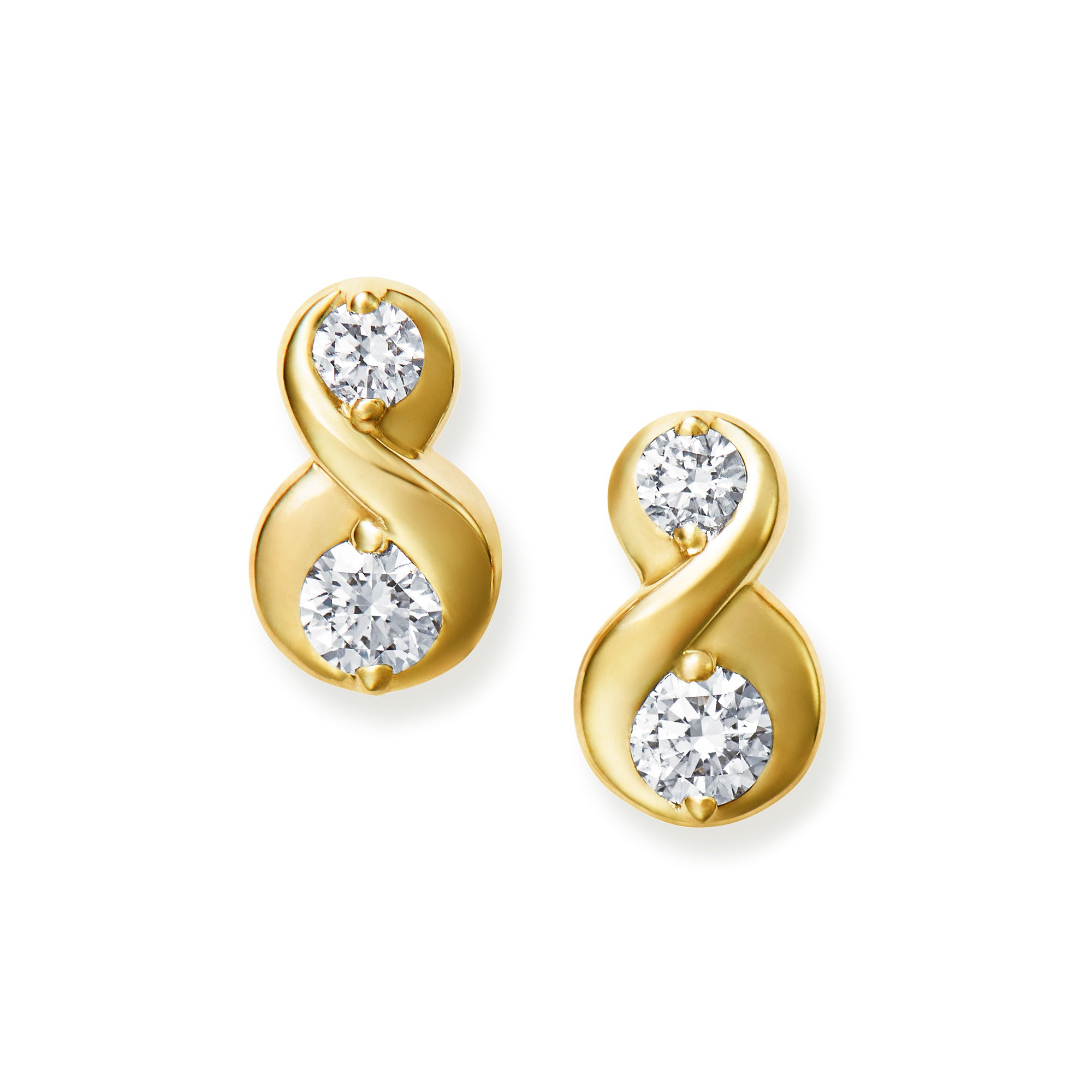 ギフト K18イエローゴールド ダイヤモンドピアス JHF0098G│ロイヤル