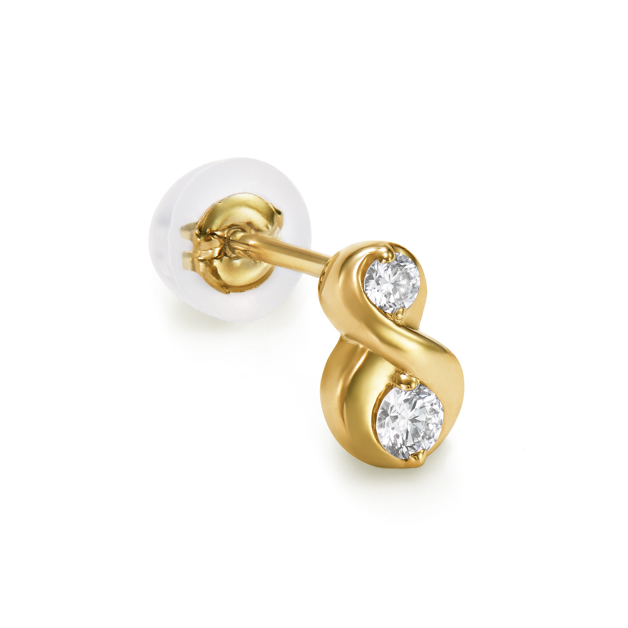 ギフト K18イエローゴールド ダイヤモンドピアス JHF0098G│ロイヤル
