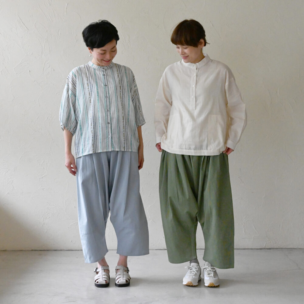 ワイドサルエルパンツ - 【シサム工房 公式OnlineStore】FAIR TRADE