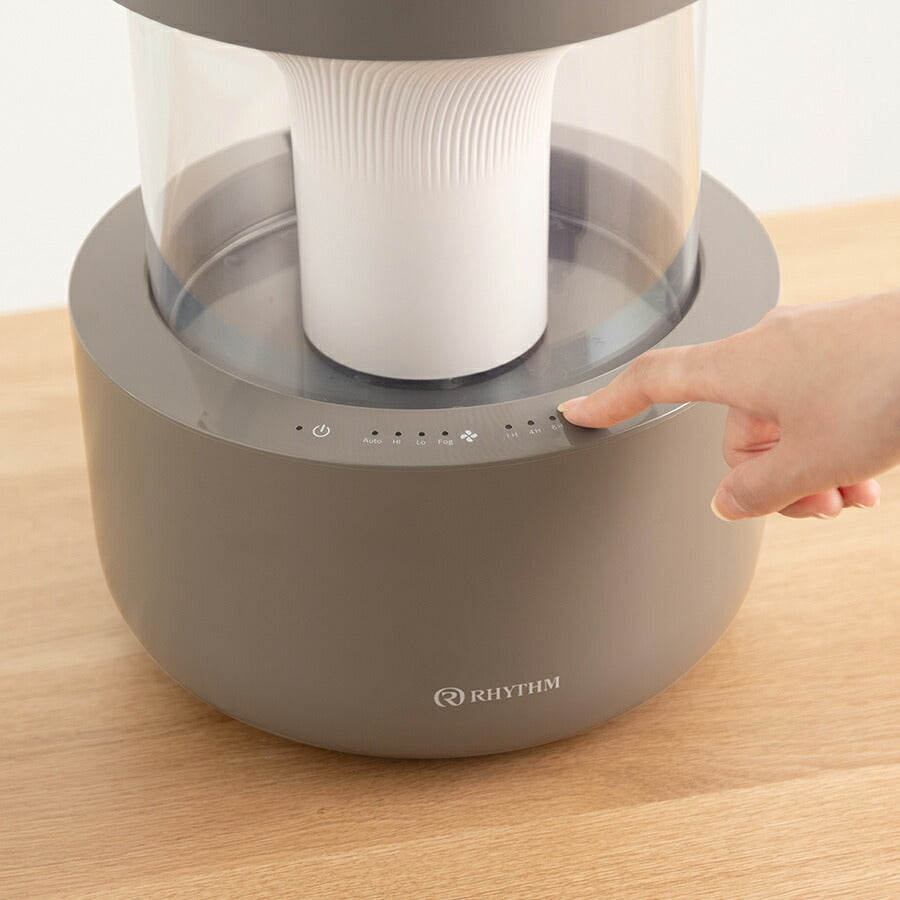 リズム MIST 350 超音波式 プールレス 加湿器 ウォームグレー