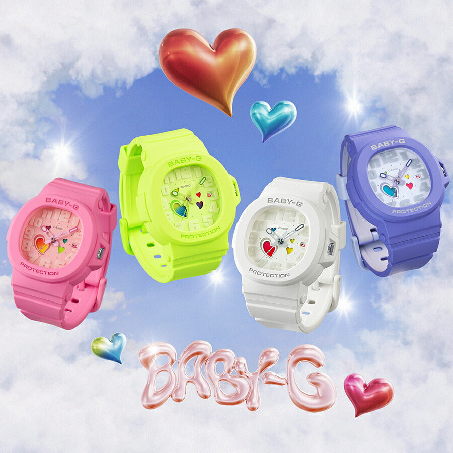 BABY-G プレイフルハーツシリーズ BGA-10-3AJF レディース 電池式