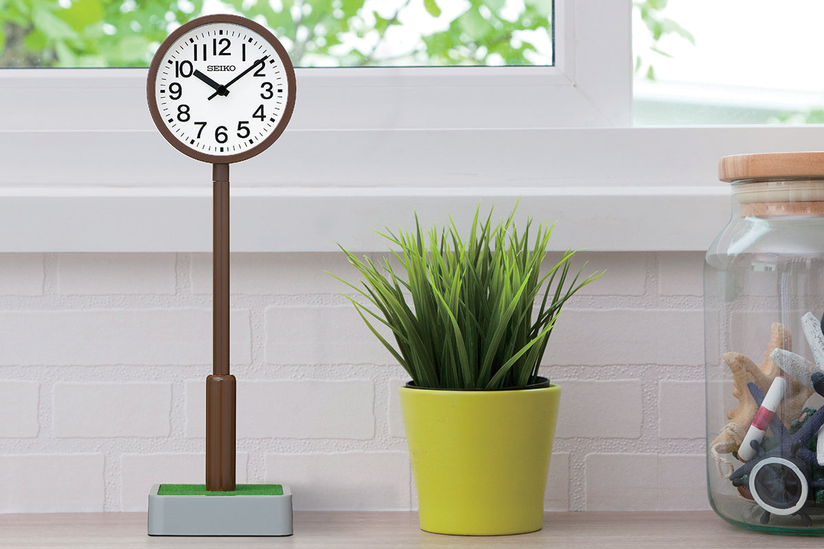 セイコー ポール型クロック アウトドアクロック モチーフ BZ803B 電池