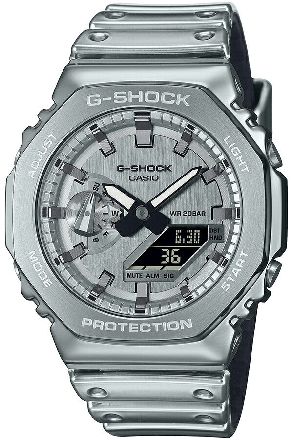 G-SHOCK メタルカバード ファインメタリックシリーズ シルバー GM