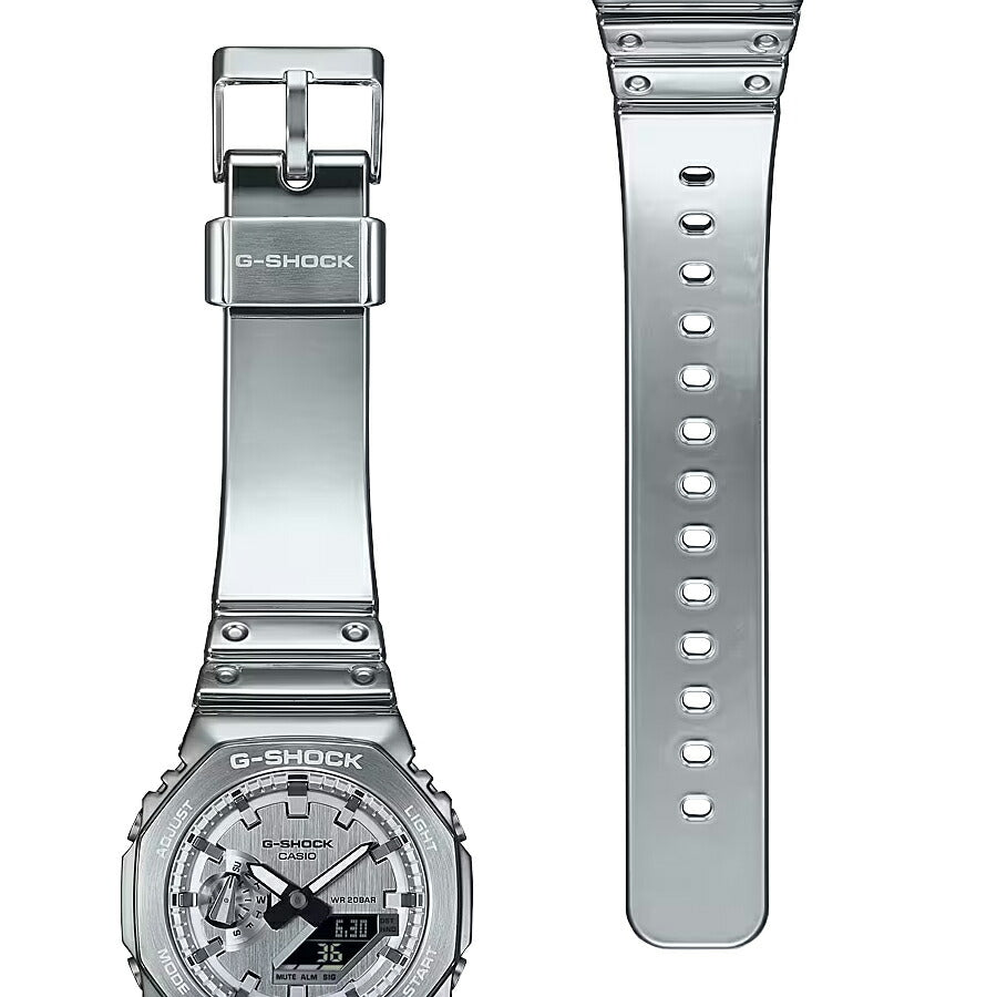 G-SHOCK メタルカバード ファインメタリックシリーズ シルバー GM