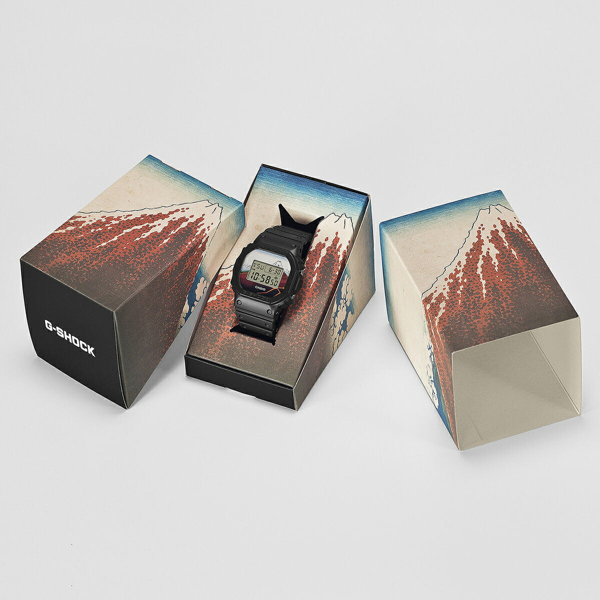G-SHOCK 葛飾北斎 山下白雨 DW-5600KHSH25-1JR メンズ 電池式 デジタル