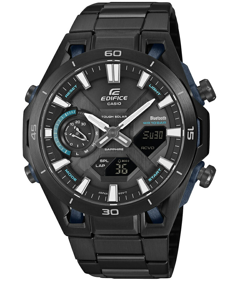 エディフィス スーパースリム クロノグラフ EQB-1000XYD-1AJF メンズ