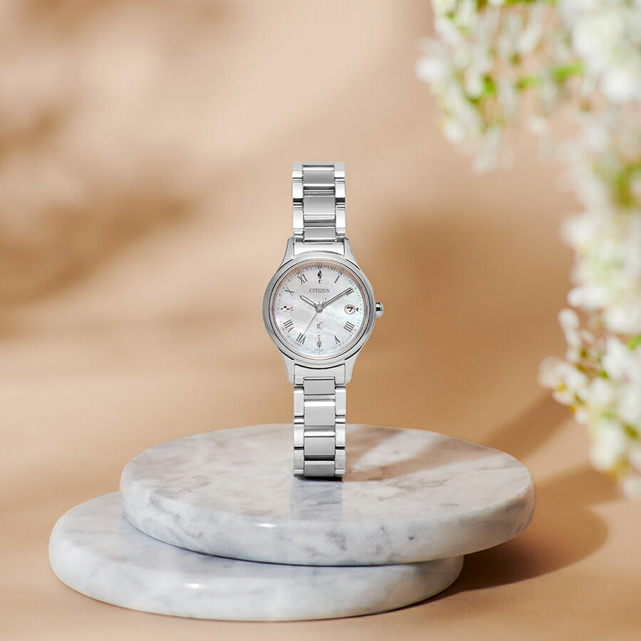 シチズン xC クロスシー ヒカリコレクション 白蝶貝ダイヤル ES9490