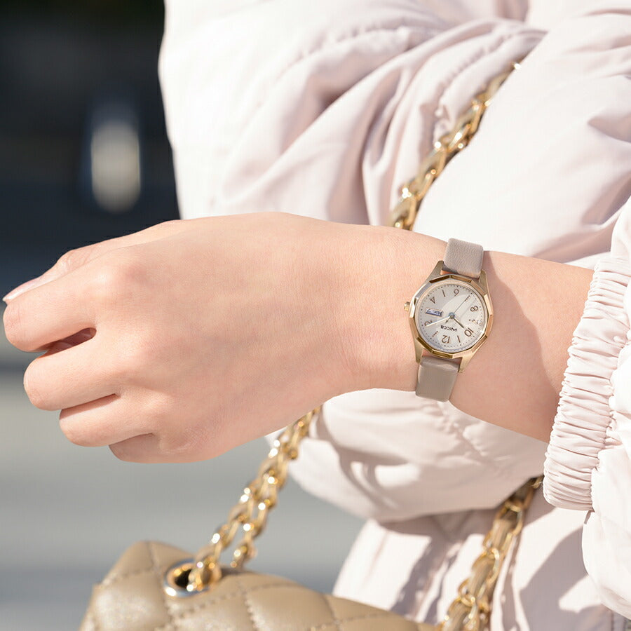 シチズン ウィッカ 多角形ベゼル KH3-525-90 レディース ソーラー