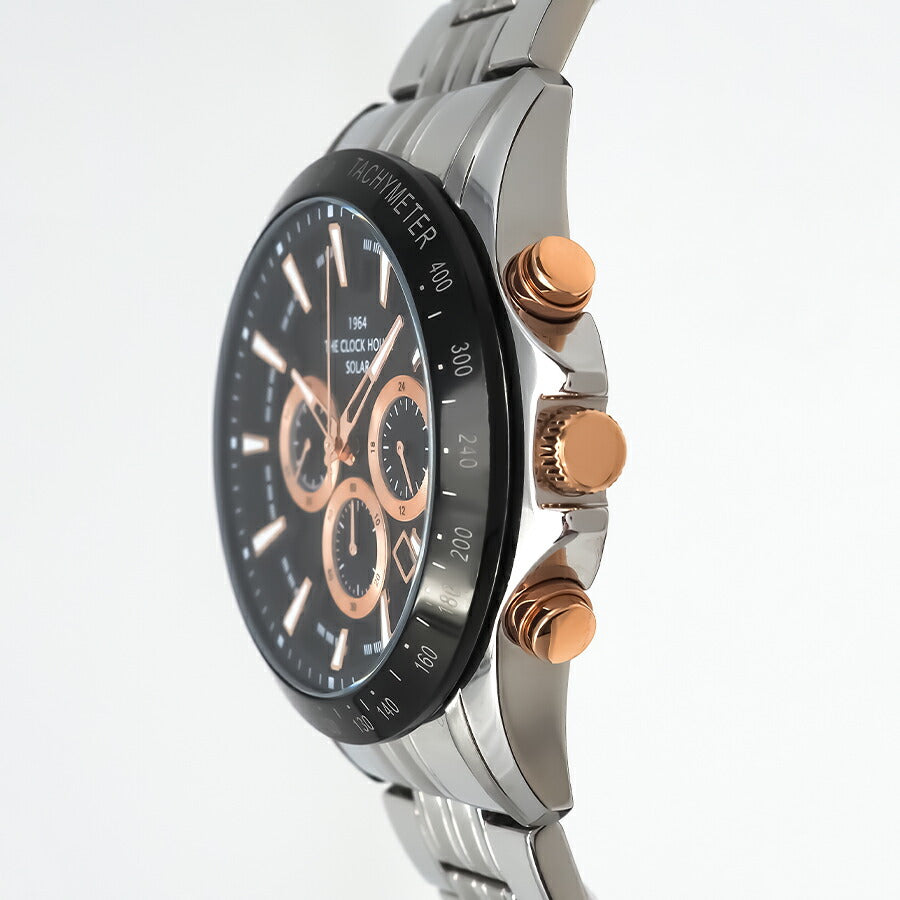ザ・クロックハウス ソーラー クロノグラフ マジックアワー 黒檀