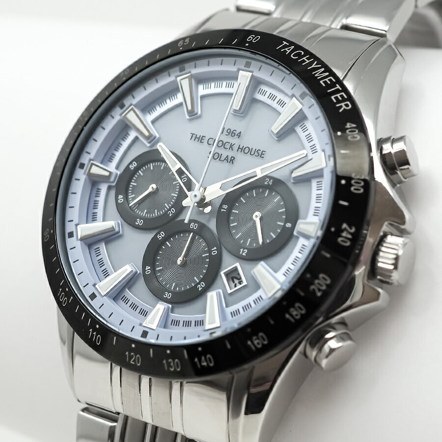 ザ・クロックハウス ソーラー クロノグラフ マジックアワー 青藤