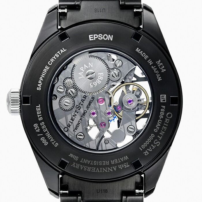 3月5日発売/予約》オリエントスター 75周年記念 限定モデル M34 F8