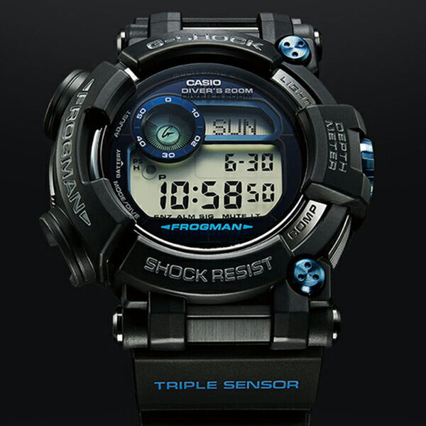 G-SHOCK フロッグマン GWF-D1000B-1JF メンズ デジタル ブラック 200m