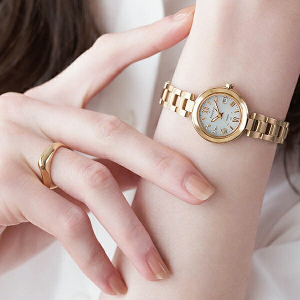 シーン 電波ソーラー チタンモデル SHW-7100TG-7AJF レディース メタル