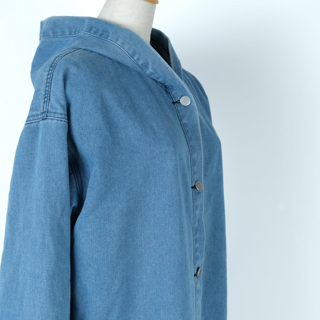 フードデニムコート – to blossom