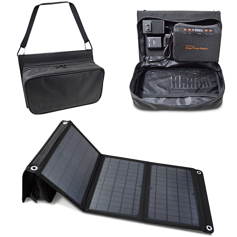 ポータブル電源メガパワーステーション&ソーラーパネルセット: 家電