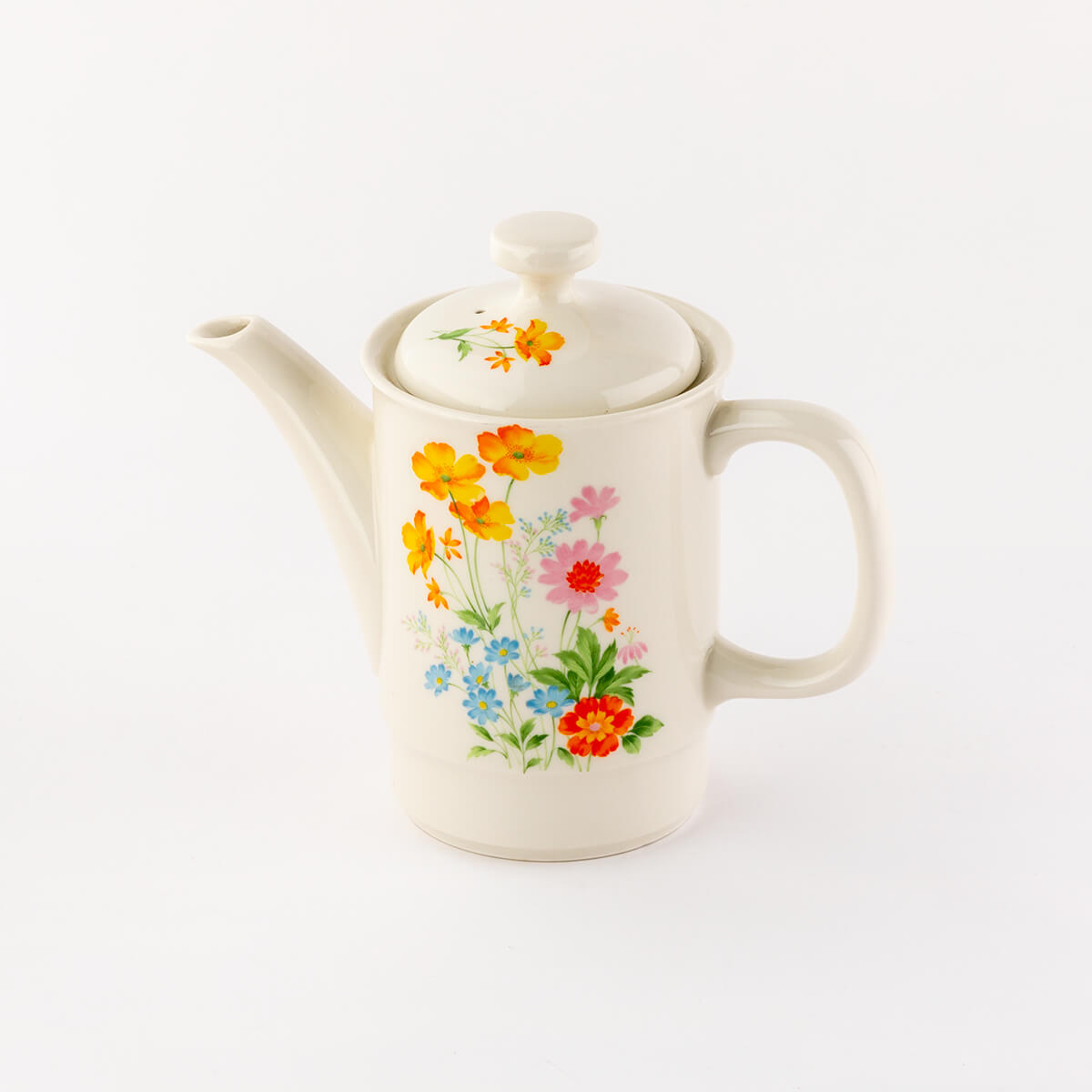 63％OFF】昭和レトロな花柄ポット – 陶土う庵