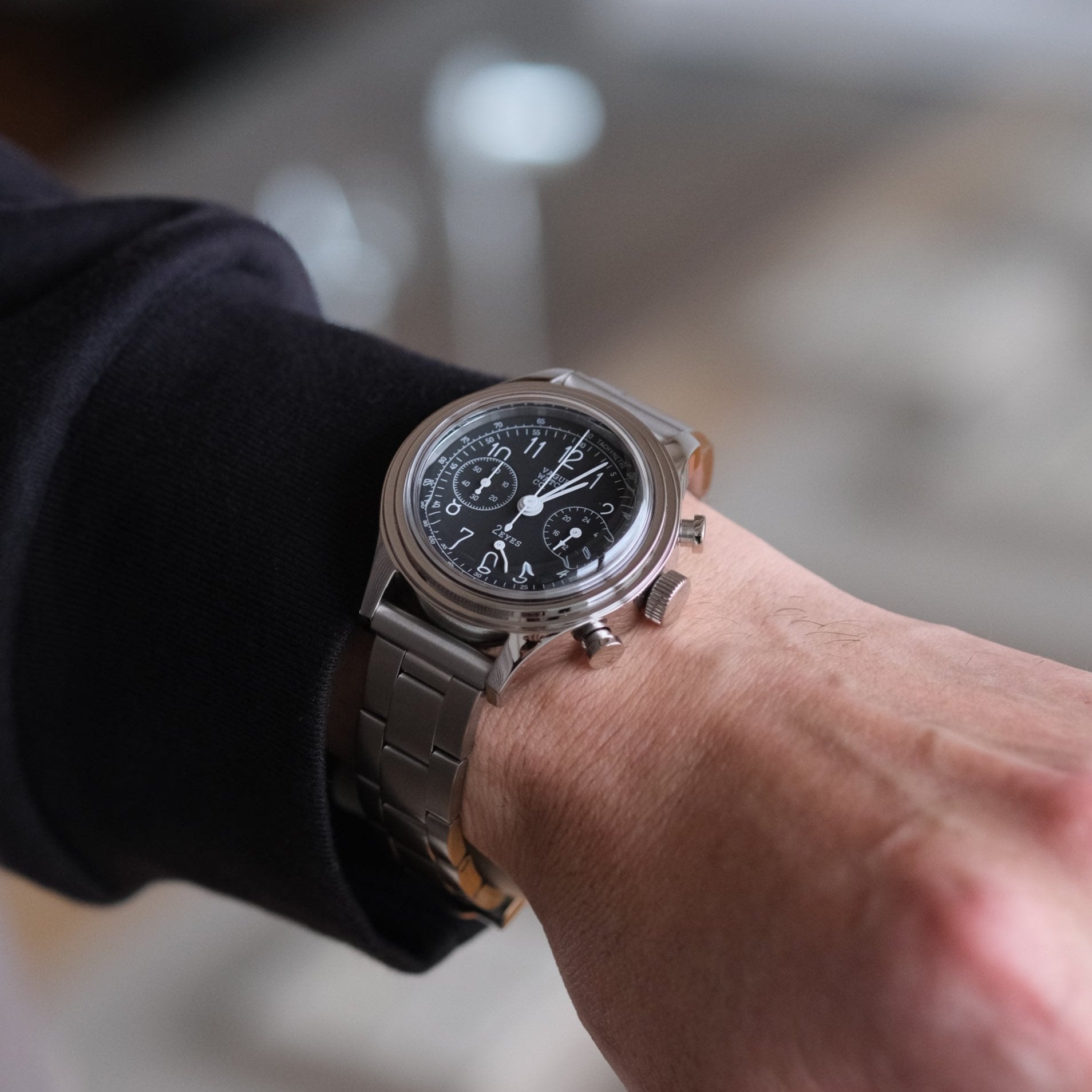 VAGUE WATCH：2EYES AG BLACK