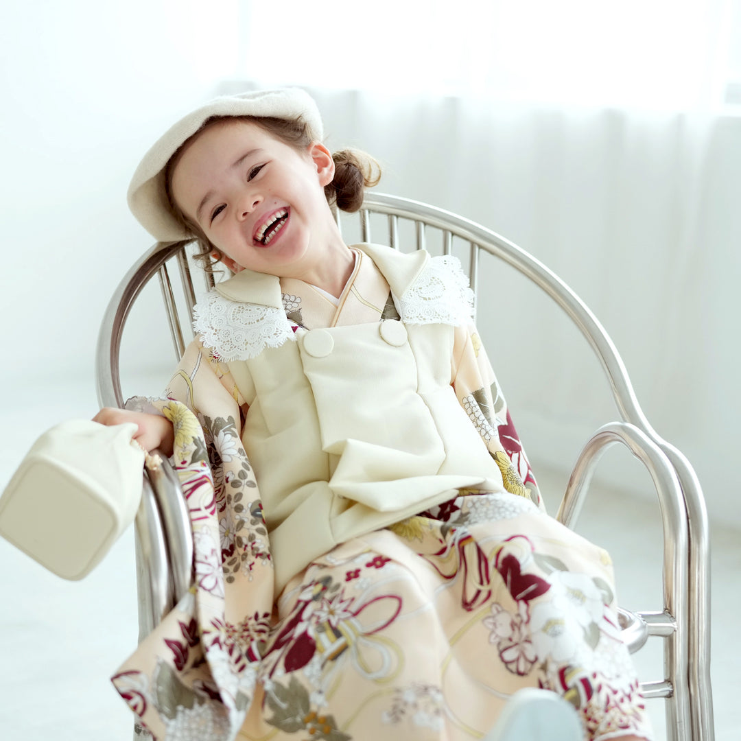 レンタル】七五三 3歳 着物 ひよこ商店 女の子 被布セット 子供 kids