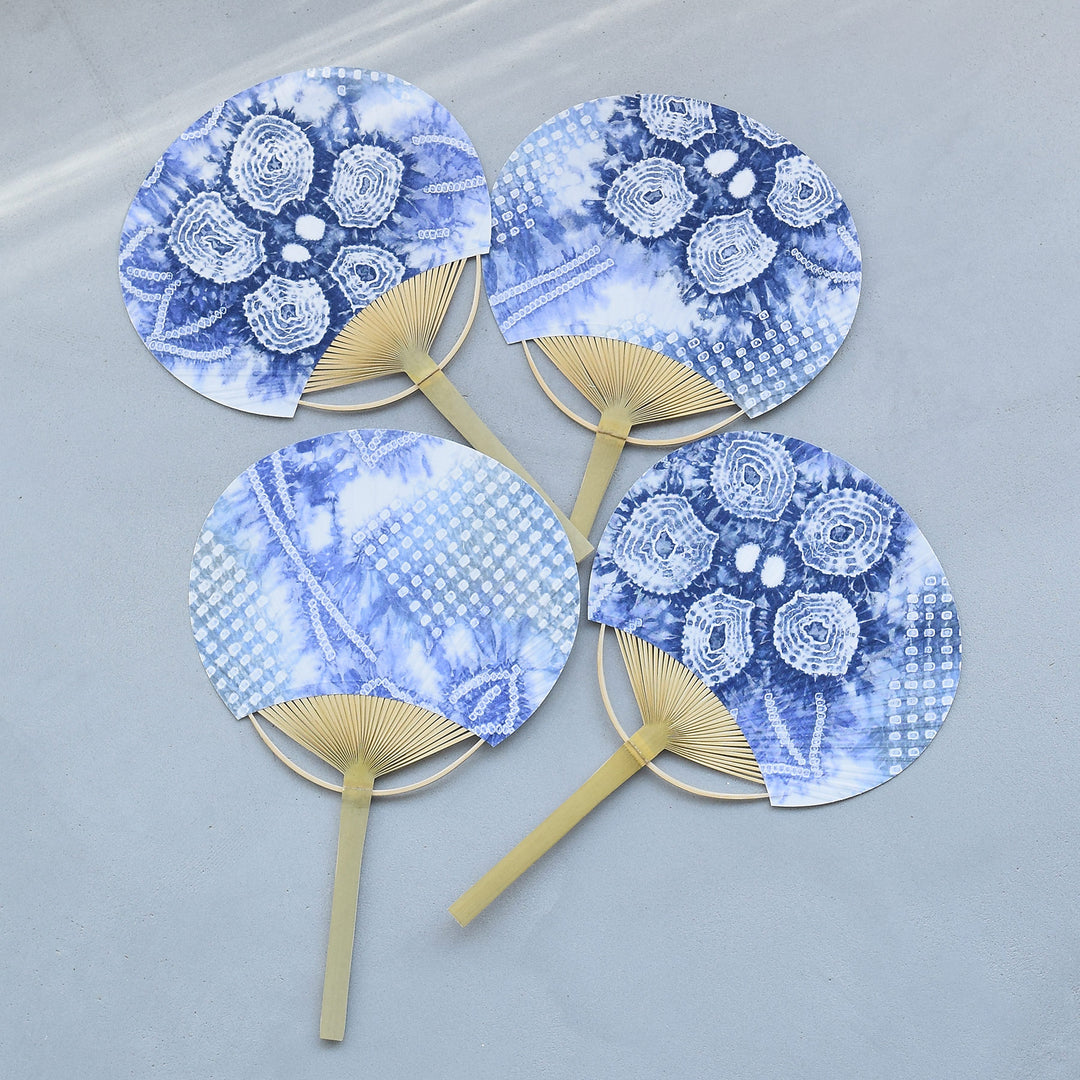 utatane 竹うちわ 有松絞り】国産 特選シリーズ 伝統工芸 （2002601000