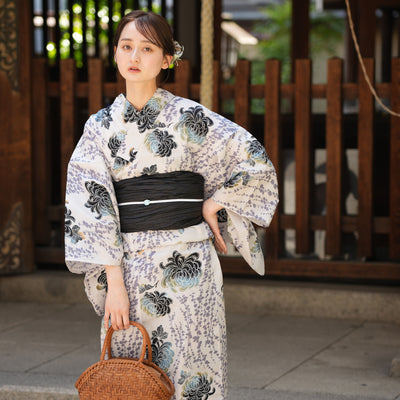浴衣（菊柄）| utatane［公式］オンラインショップ