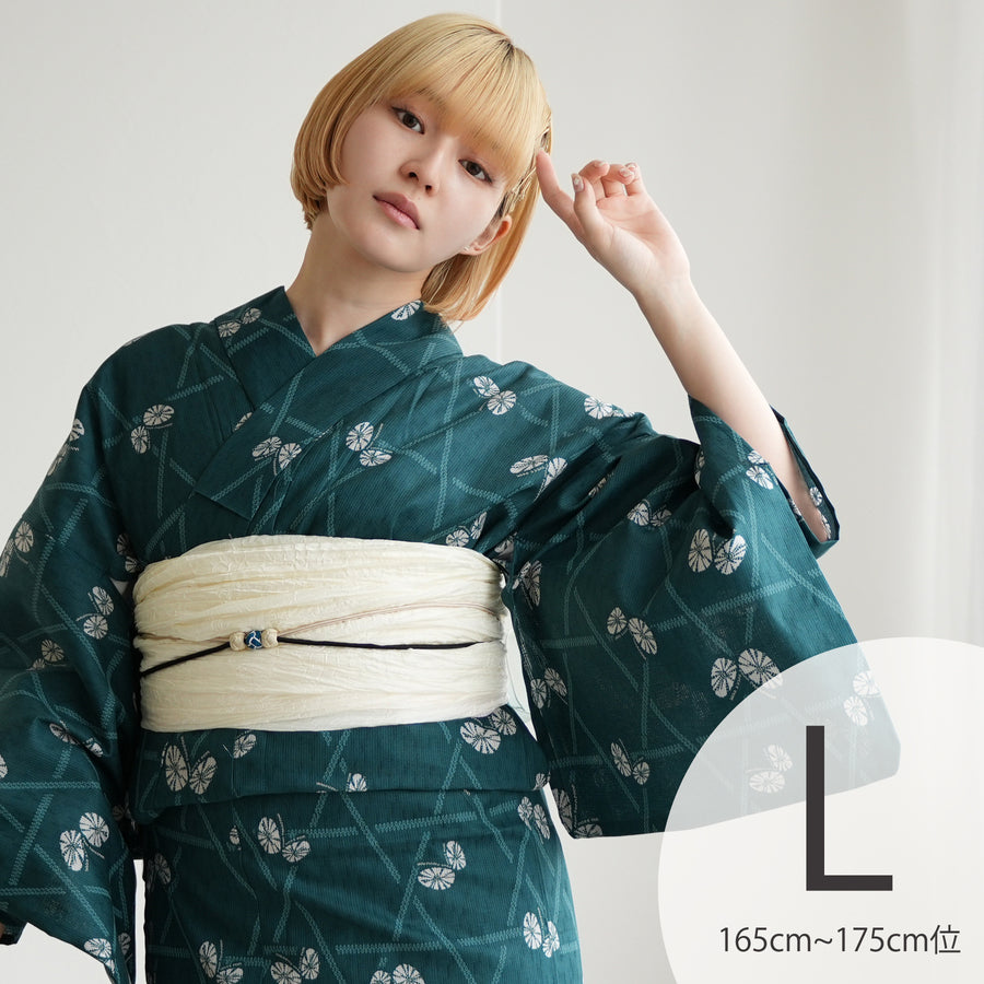浴衣（緑色／グリーン） | utatane［公式］オンラインショップ
