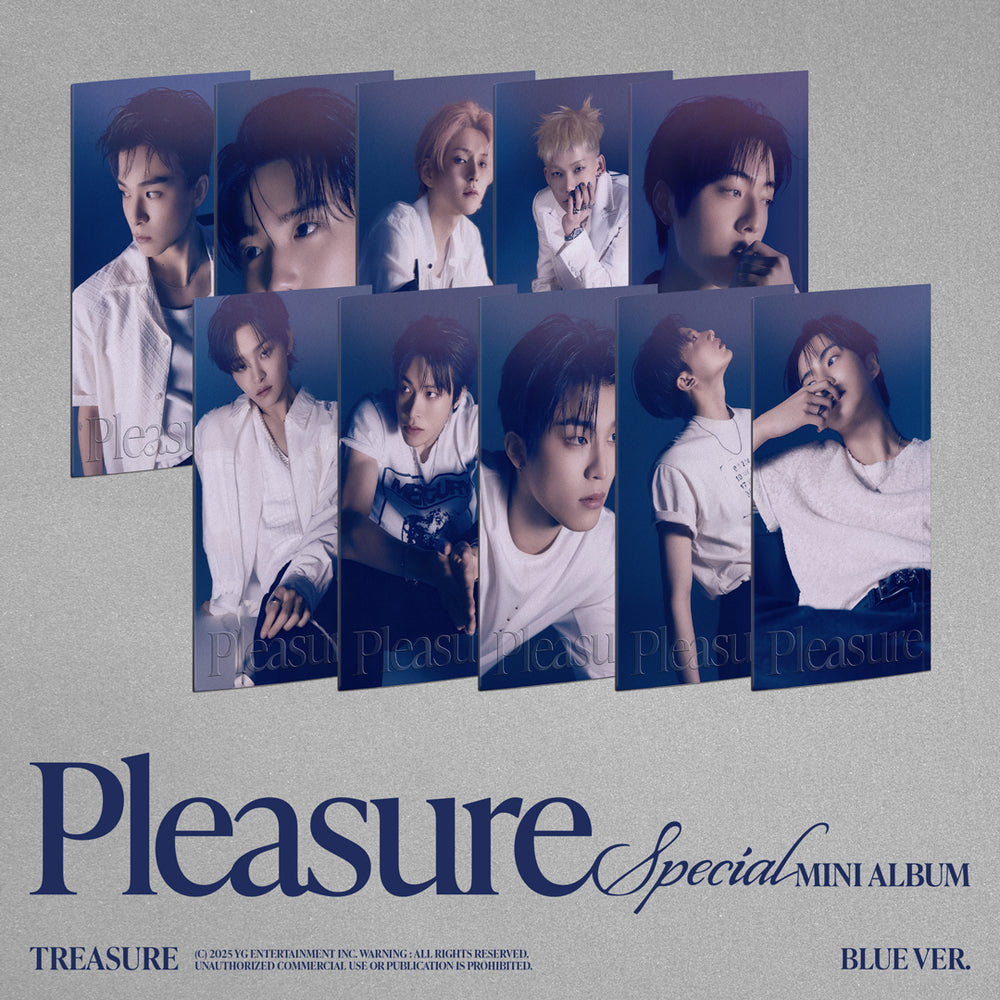 韓国盤】TREASURE SPECIAL MINI ALBUM [PLEASURE] [BLUE VER.] – YGEX