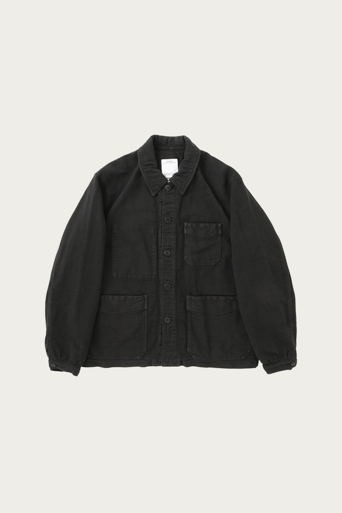 Visvim Travail Coverall Moleskin DMGD | Black | Canoe Club