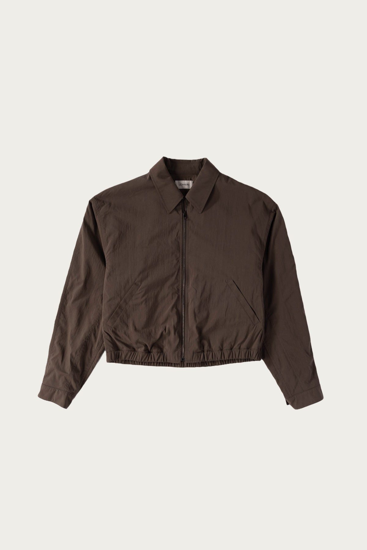 Lemaire Zipped Blouson | Walnut | Canoe Club